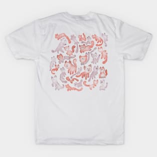 Cute Watercolor Cats T-Shirt